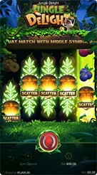 Jungle Delight · Memeriksa parameter taruhan dan saldo sebelum memutar
